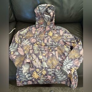 North face rain coat size M